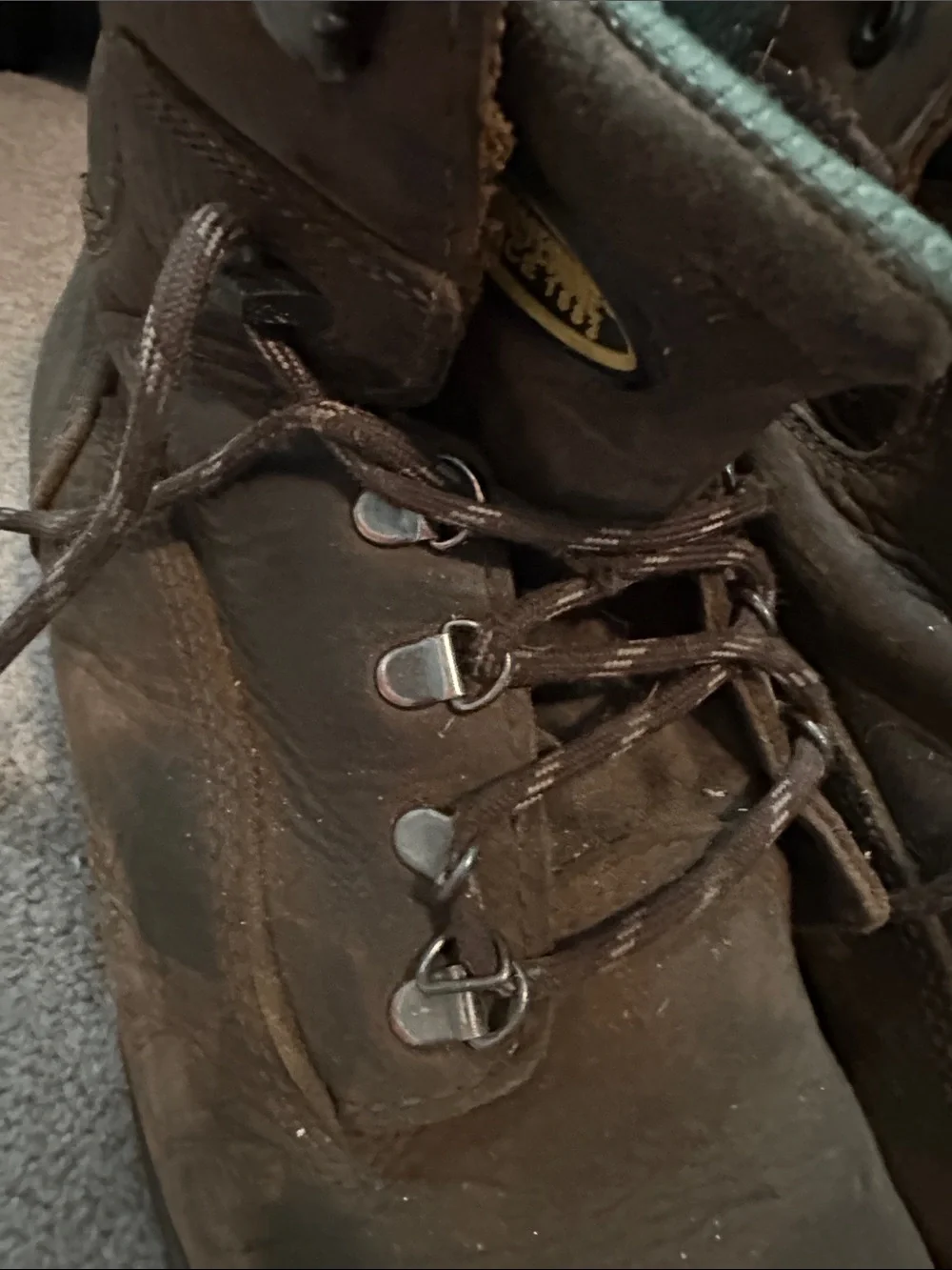 Wolverine Brown Men's Lace-Up Work Boots